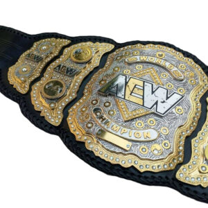 AEW Heavyweight Championship Belt 24K Gold Replica - Image 4