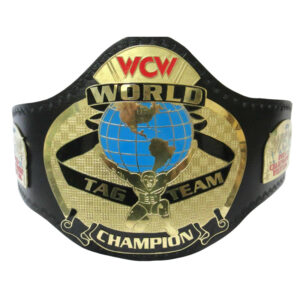 WCW WORLD TAG TEAM Brass Championship Belt - Image 1