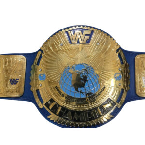 WWF BIG EAGLE ATTITUDE ERA 24K GOLD Championship Title Belt - Image 1