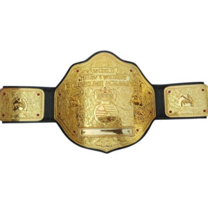 WCW BIG GOLD Zinc Championship Belt - Image 1