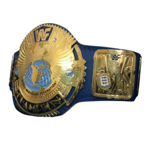 WWF BIG EAGLE ATTITUDE ERA 24K GOLD Championship Title Belt - Image 2