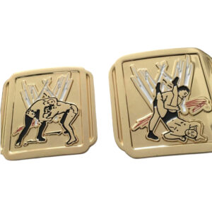 WWF INTERCONTINENTAL WHITE Zinc Championship Title Belt - Image 2