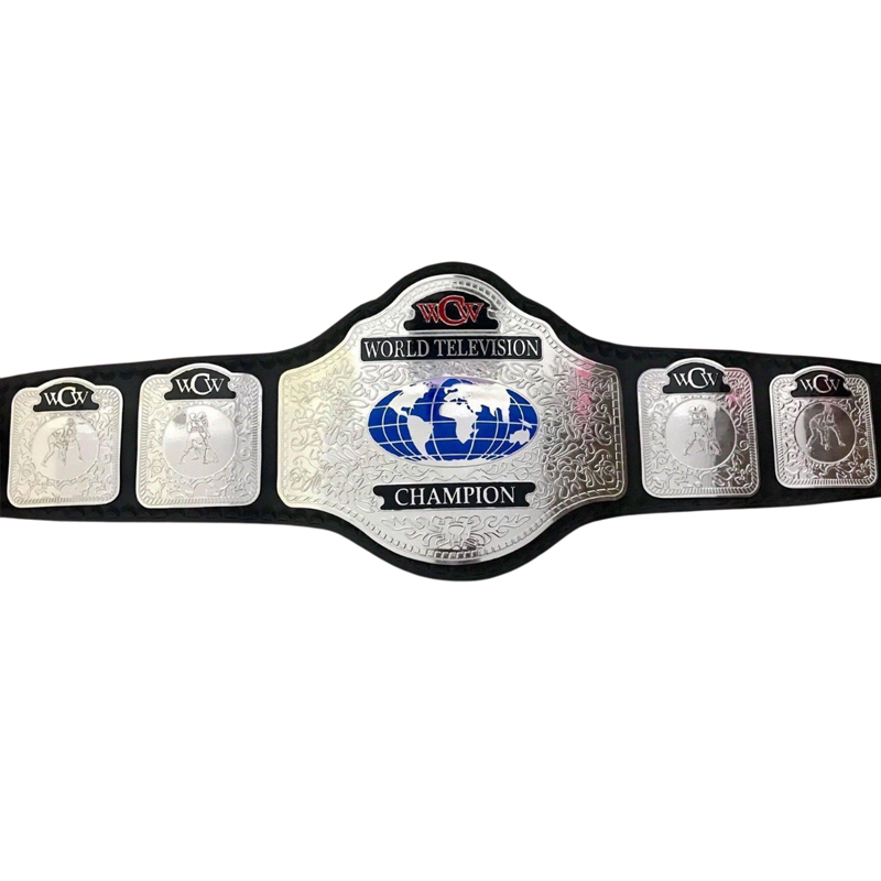 WCW WORLD TELEVISION Brass Championship Belt - Image 3