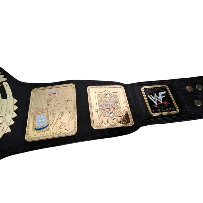 WWF BIG EAGLE SCRATCH LOGO Brass Championship Belt - Image 3