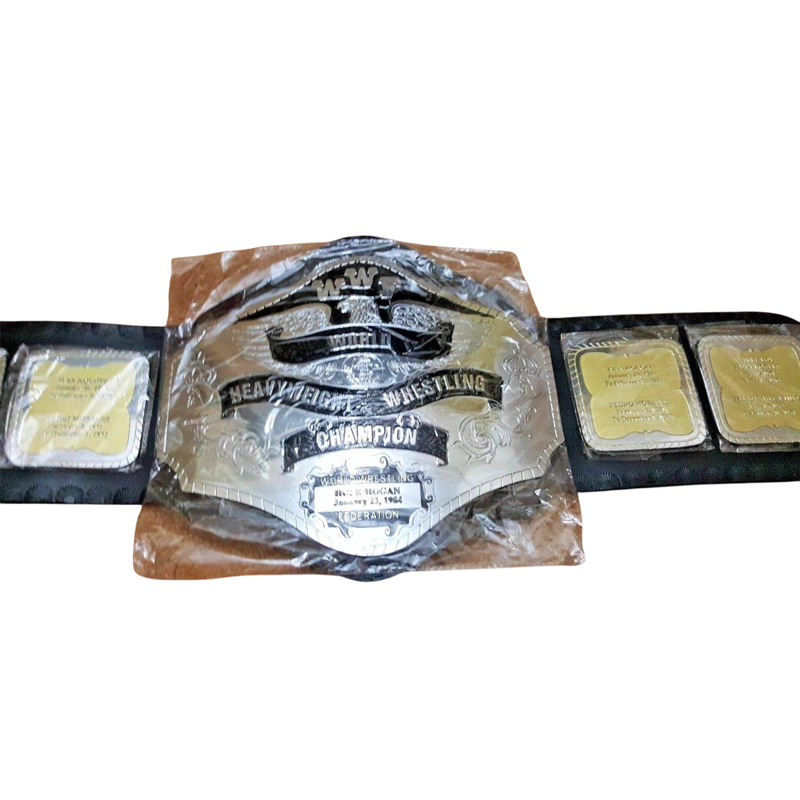 WWF HULK HOGAN 84 Brass Championship Belt - Image 3