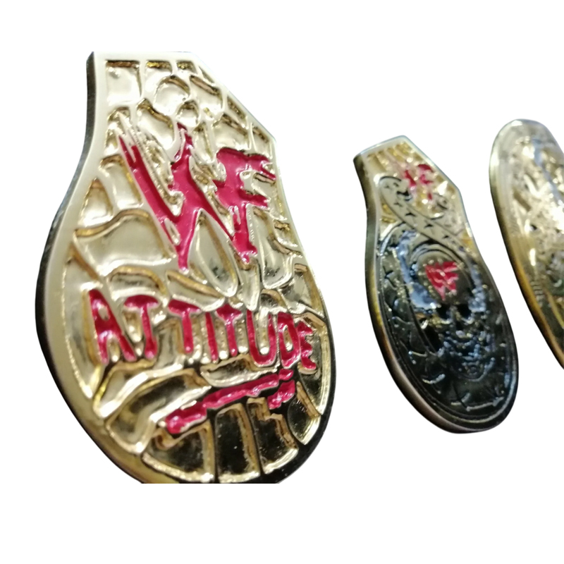 WWF STONE COLD SMOKING SKULL 24K GOLD Championship Title Belt - Image 3