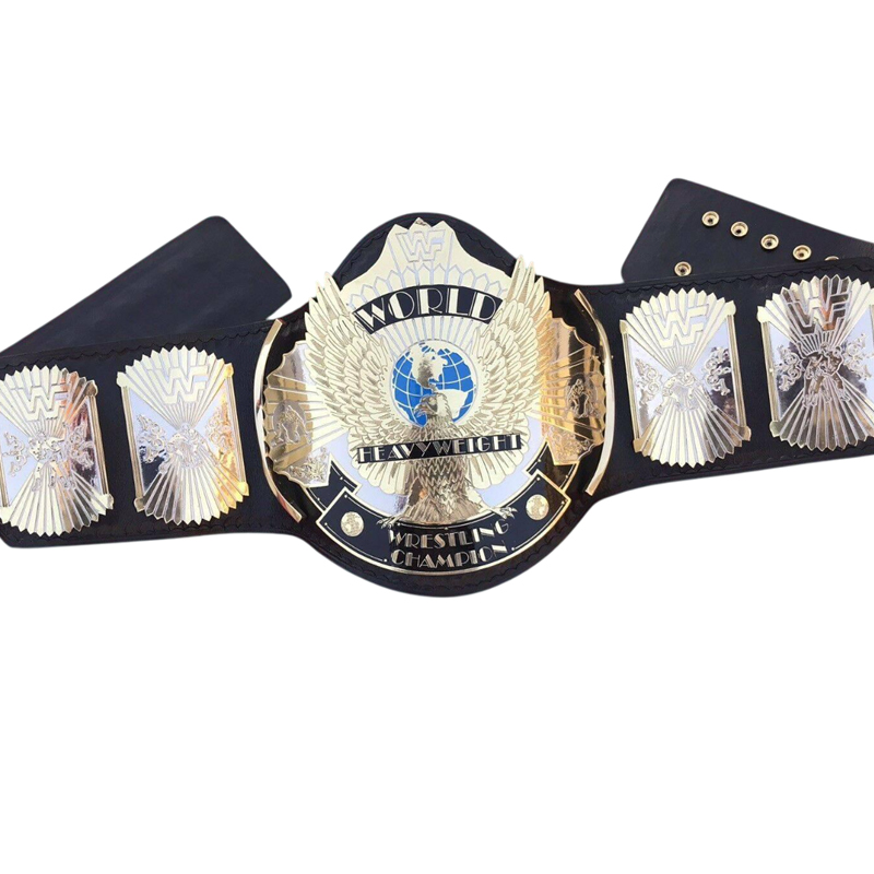 WWF WINGED EAGLE DUAL PLATED Brass Championship Title Belt - Image 3