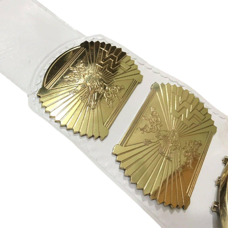 WWF WINGED EAGLE WHITE Brass Championship Title Belt - Image 3