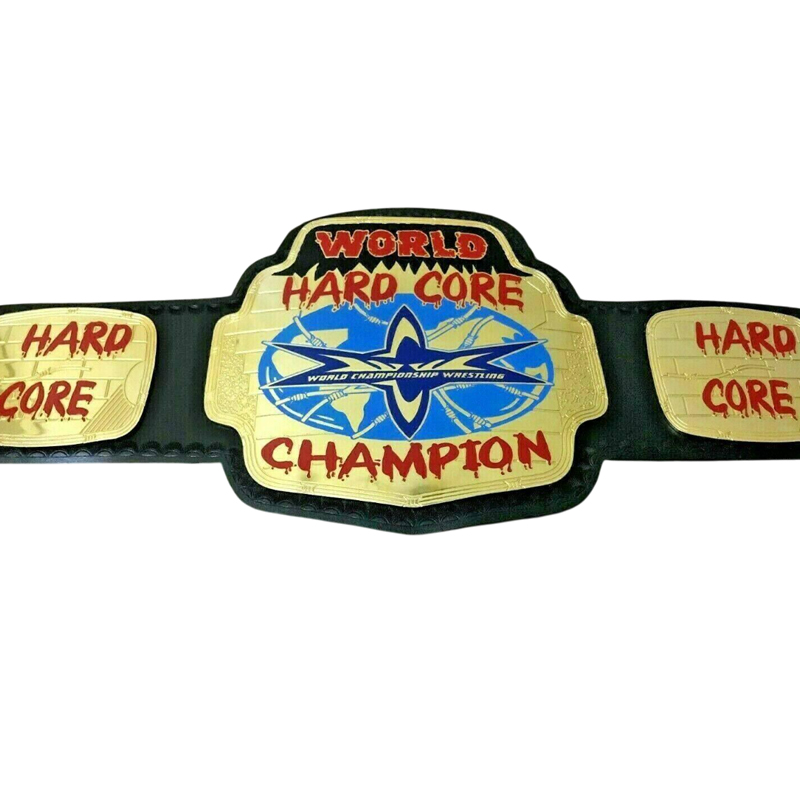 WCW WORLD HARDCORE Brass Championship Belt - Image 4
