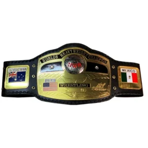 NWA Domed Globe Belt World Heavyweight Championship Belt