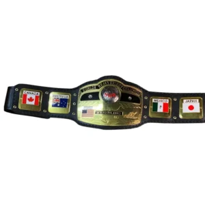 NWA Domed Globe Belt World Heavyweight Championship Belt